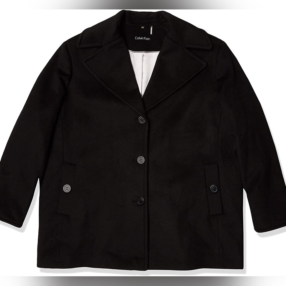 Calvin Klein Plus Size Women's Peacoat NWT